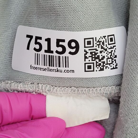 Vintage 80s MOD Sweatshirt Large 23x27 Gray - Picture 10 of 13